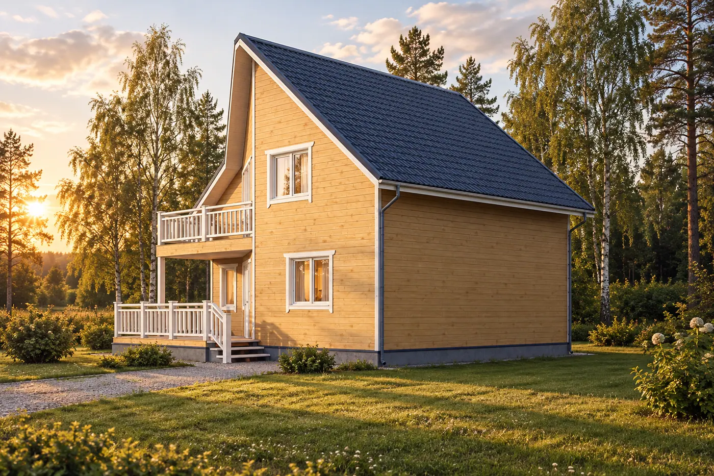 Дом из бруса ДБ-273