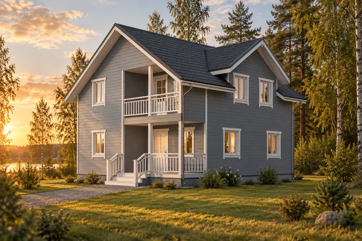 Каркасный дом ДК-183