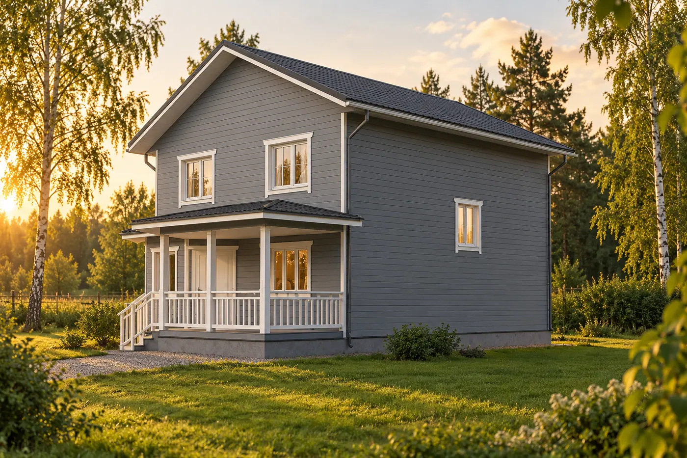 Каркасный дом ДК-295